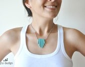 Turquoise necklace , long necklace, blue necklace, tribal necklace,statement necklace,necklace