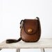 Bohemian Leather // 1960s Leather Purse // Vintage Tooled Bag