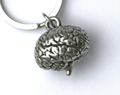 3- D brain Key chain