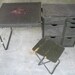 Vintage Military Field Desk US GI Issue