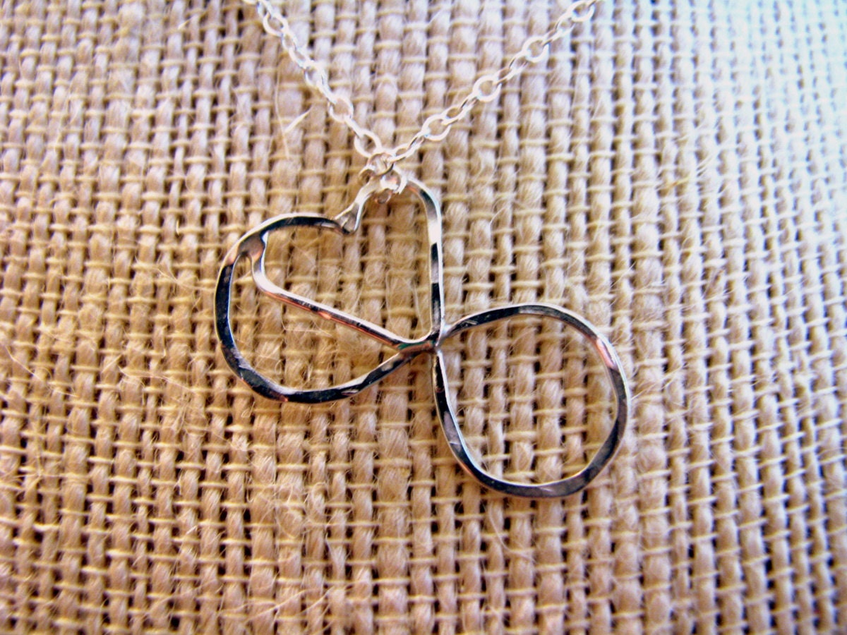 Infinite Love - Necklace, Infinity, Heart, Delicate, Sterling Silver