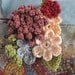 Romantic crocheted brooch - crocheted flowers -Bloom Collection 2012