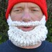 Crochet PATTERN Beard Hat PATTERN Beanie Santa Claus- Photo Tutorial in PDF- p127