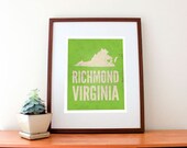 Richmond, Virginia Love Print, 11" x 14"