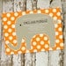 baby boy shower invite, polka dots and elephant, digital, printable file (item 1211)