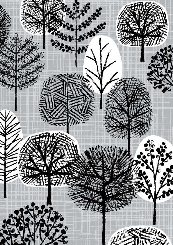 Grey Forest, limited edition giclee print