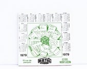 1979 French Calender Ceramic Tile