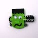 Frankenstein Monster Ribbon Sculpture Hair Clip or Pin