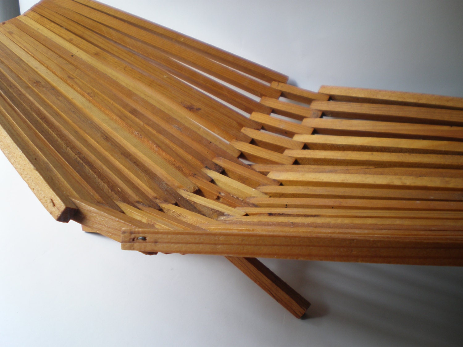 Vintage Fold Up Tray Basket
