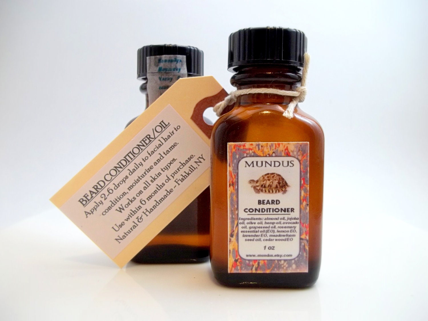 Natural Beard Conditioner / Beard Oil - 1.0 oz (30 ml) - Mundus