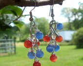 Selective Mutism Awareness Cluster Earrings