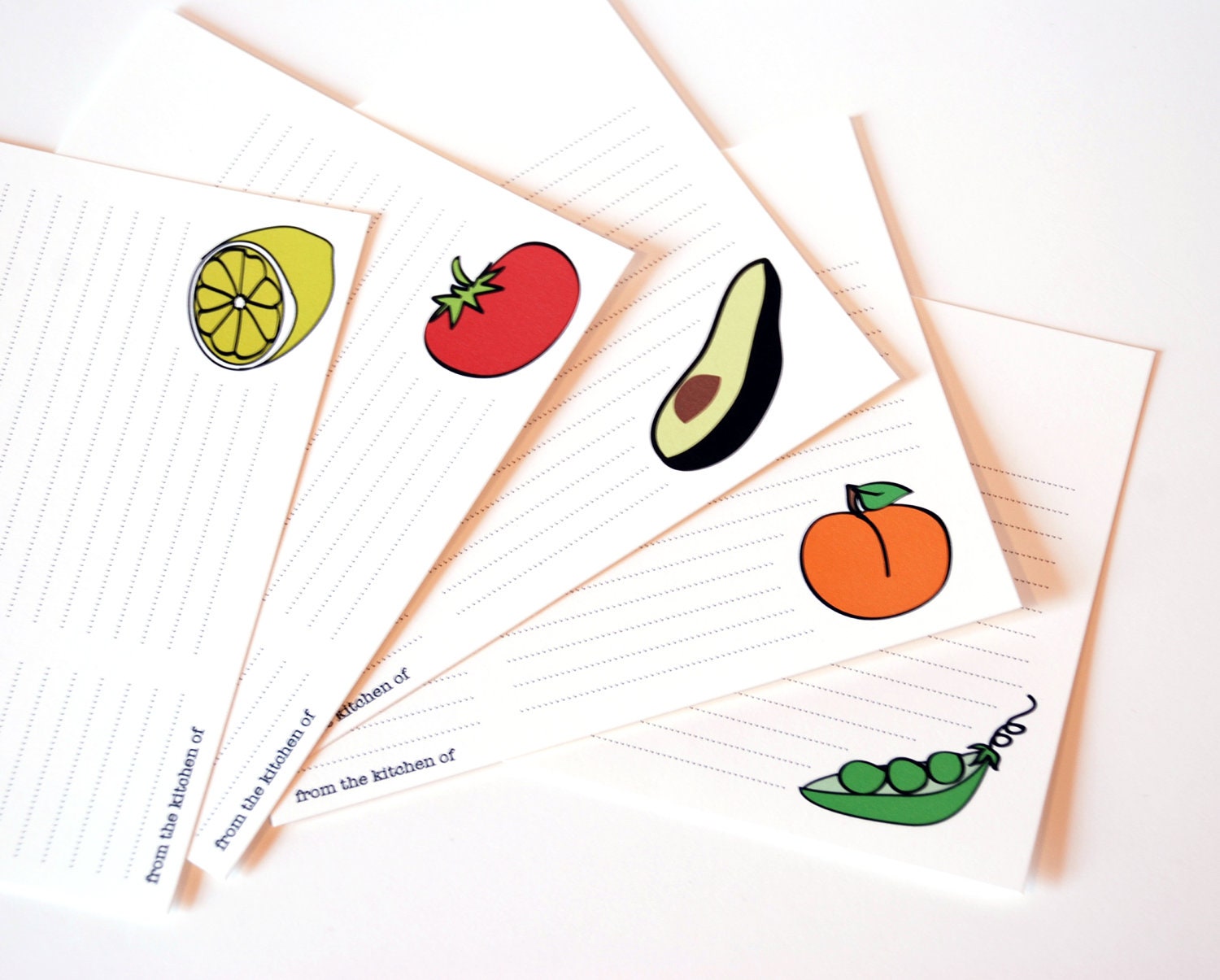 Recipe Cards - Fruit and Veggie Recipe Cards