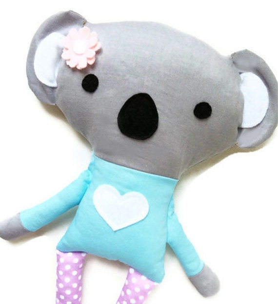 Easy Doll Sewing Pattern Toy Koala Softie Plush PDF Pattern