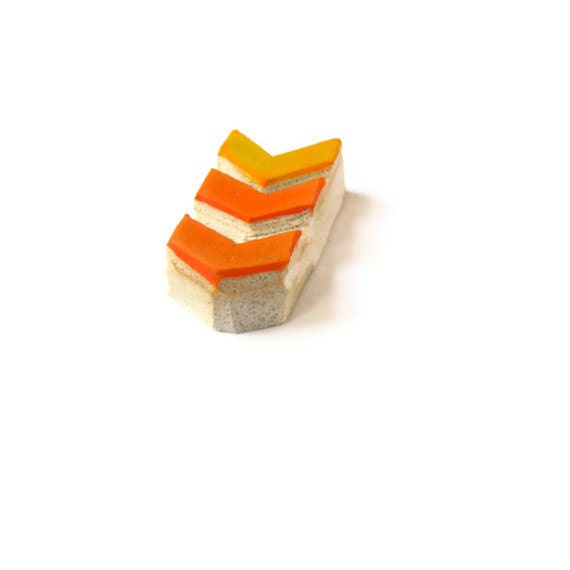 Little Chevron Rubber Stamp - Cling Rubber Stamp