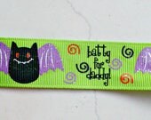Batty for Daddy printed on lime green 7/8" grosgrain ribbon Il_170x135