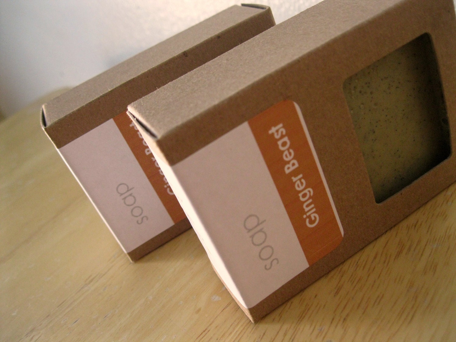 Vegan Men's Soap - Handmade Soap Bar - Ginger Beast - Gingerbread Oak and Moss Sea Kelp Soap