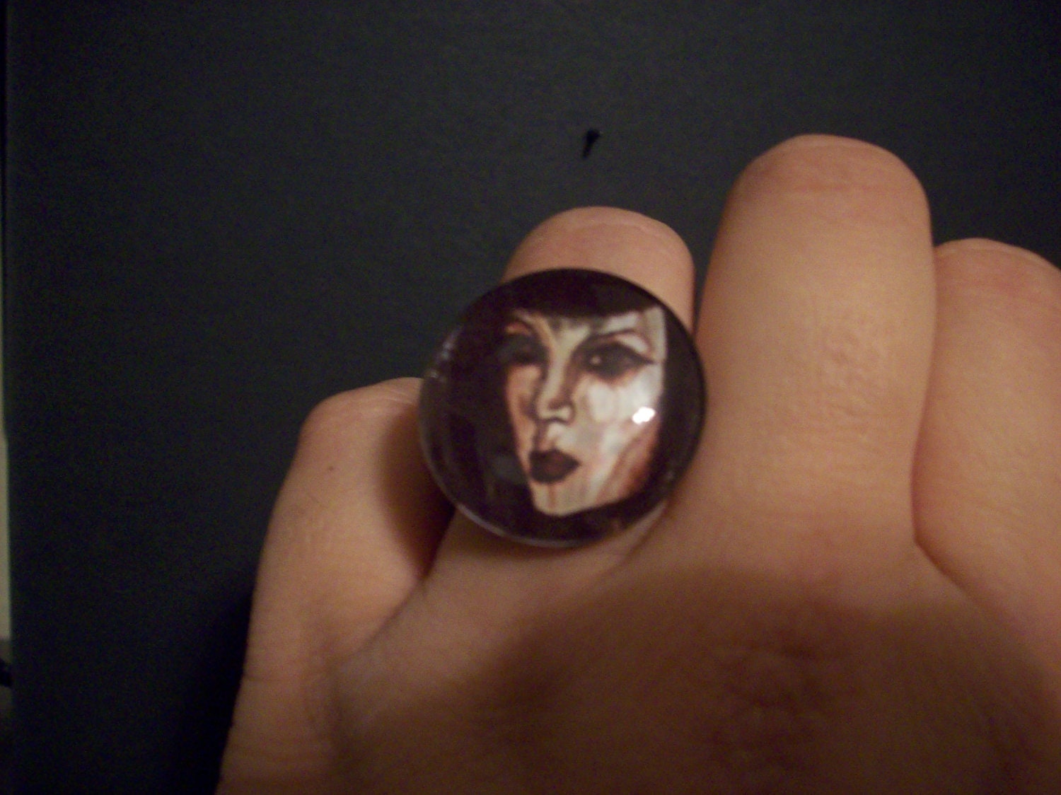 Magpie Starling Witch Ring