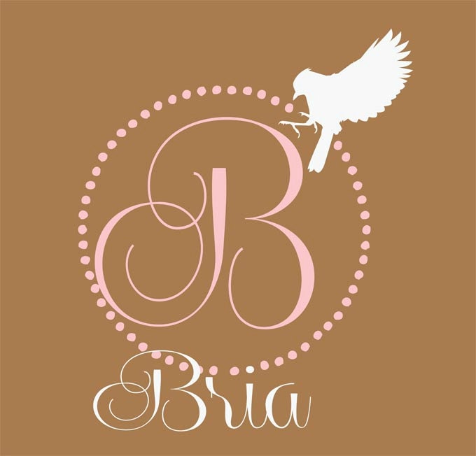 Personalized Name & Initial with Bird Vinyl Wall Decal Sticker