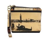iPhone Case 5 4 4S Women's Cell Phone iPhone4 iPod Touch Case  Smartphone, Camera, Gadget Charger Case Small Camera Wristlet  Venice
