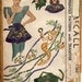 McCall 1368 Misses 1940s Mermaid Apron Pattern Evening Shawl Scarf or Collar Sequin Transfer Pattern Womens Vintage Sewing Pattern One Size