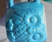 Blue Owl Mug Handmade Ceramic from my Charleston, SC Studio