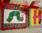 Very Hungry Caterpillar Birthday Banner
