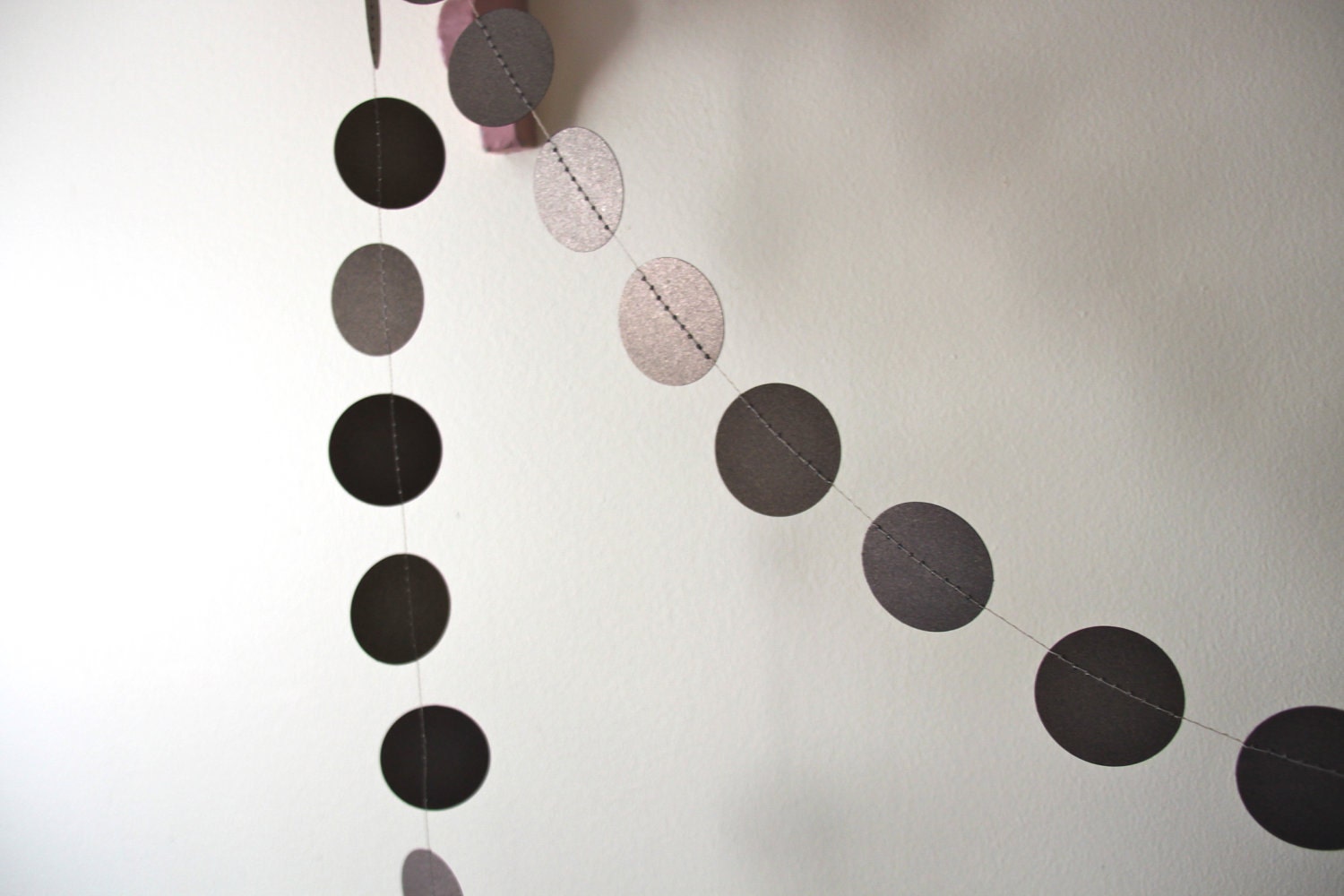 Metallic Umber, paper garland, Glittering Metallic, fall decoration, home decor, Party decoration