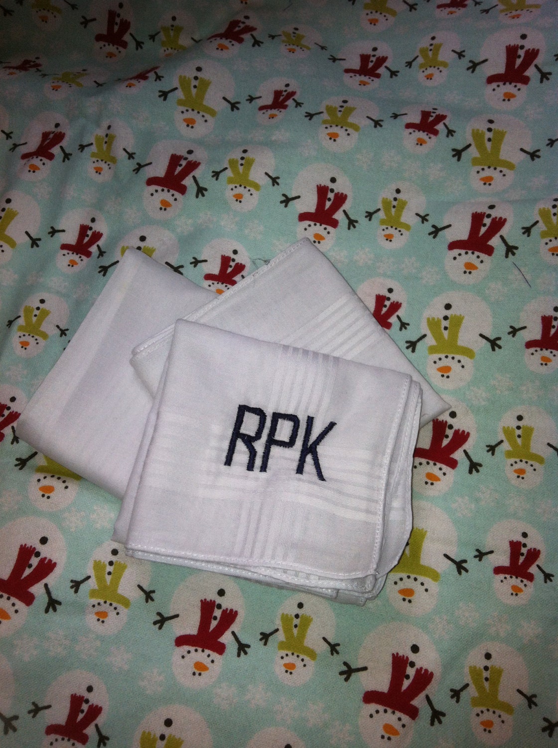 Monogrammed Handkerchiefs