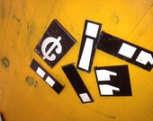 Metal Symbols Signs Vintage