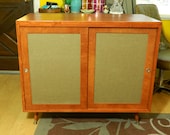 Mid Century Inspired Danish Modern TV Stand / Stereo Cabinet