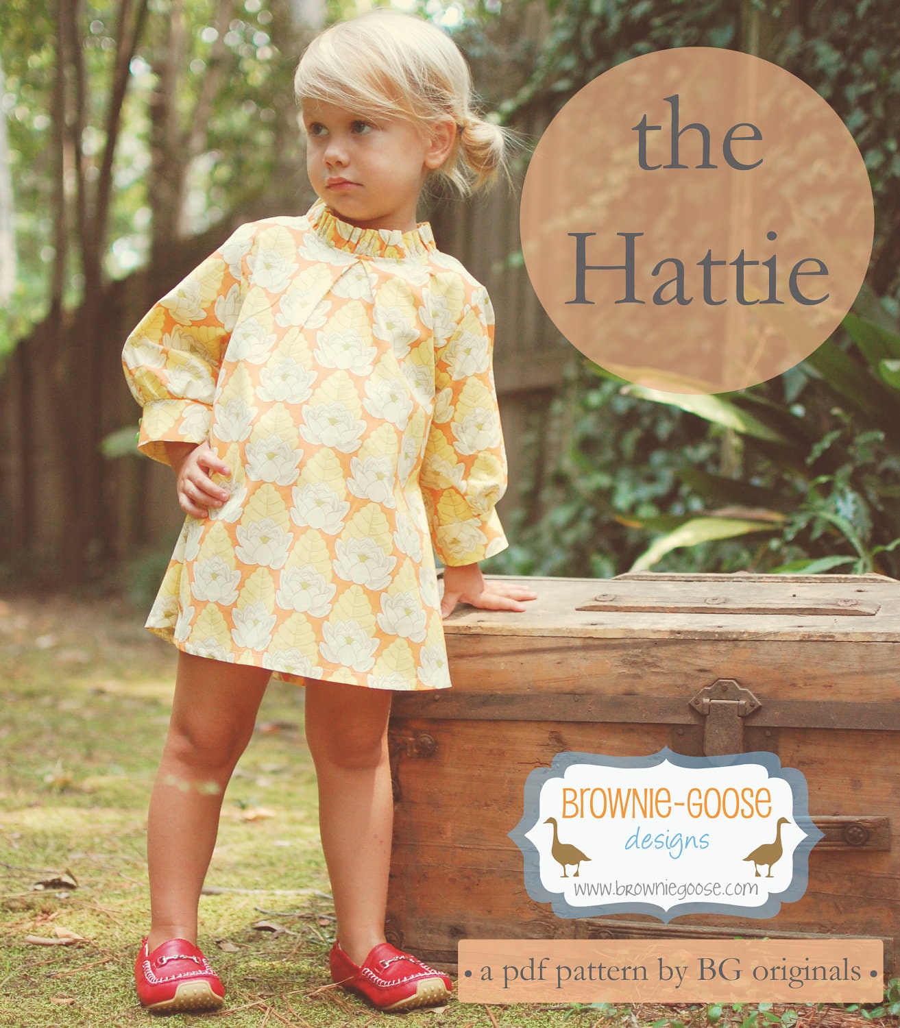 BG Originals The Hattie pdf pattern (dress or tunic)