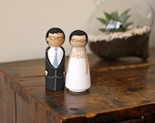FULLY Customizable Wedding Cake Toppers: Perfect for all brides and grooms.