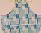 Bib Apron Hanukkah & Snowflakes (117)