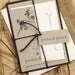 Ivory Romance - Rustic & Chic Wedding Envelope or Boxed Invitations - Purchase to Start the Ordering Process