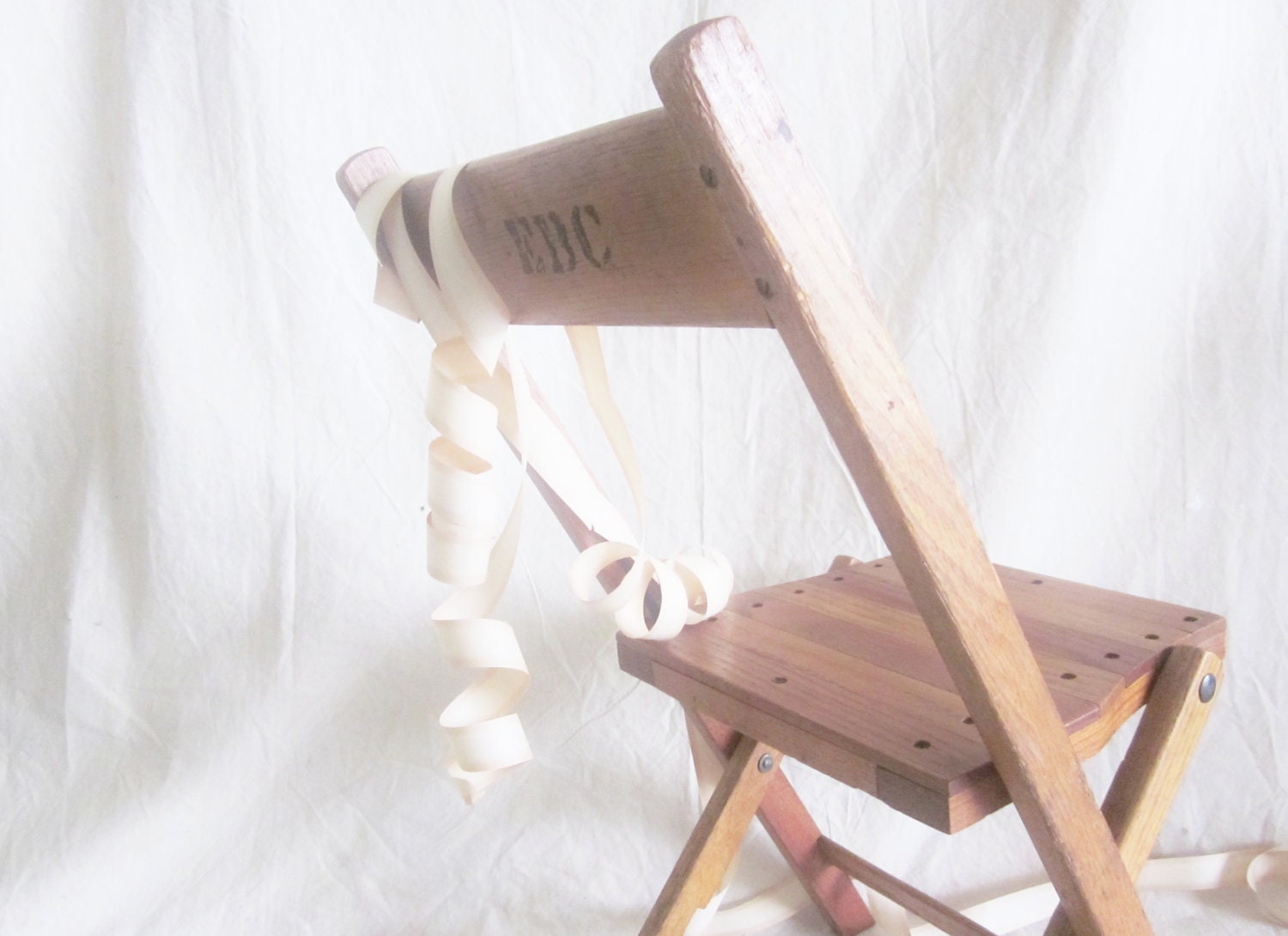 Vintage Wood Child Chair Farmhouse / Christmas / Primitive / Shabby Cottage/ French / Rustic Wedding / Cabin / Apple / Teacher