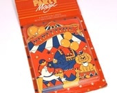Vintage 80s Circus Party Invitation Cards and Envelopes NOS