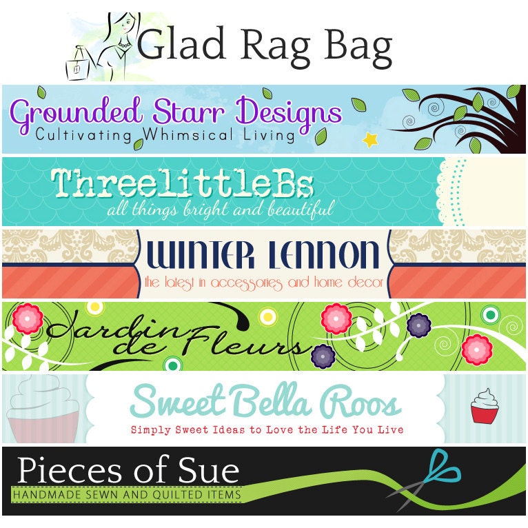 Etsy Shop Set - Custom - banners, avatar, listing image, original, one-of-a-kind