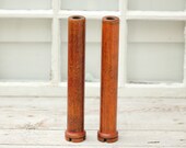 Wooden Industrial Bobbins 1800's