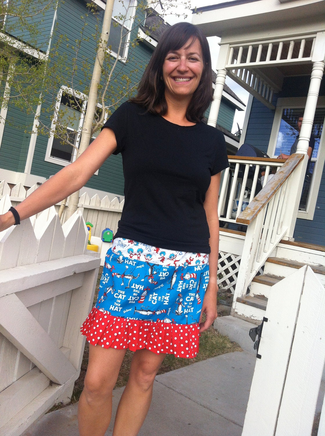 Dr. Seuss Inspired women's mommy teacher short skirt