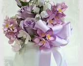 Lovely Lavender Centerpiece (Paper)