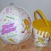 Vintage McDonalds SUPER SUMMER, Happy Meal Toys - Beach Ball, Pail and Rake- 1987- ( 3 Piece Set )