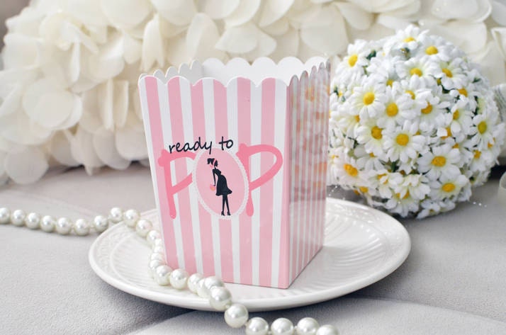 10 Popcorn Boxes Ready to Pop-Pink