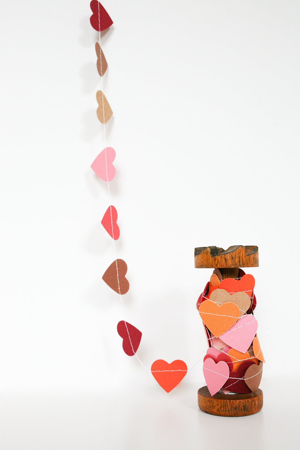 Paper Garland - Hearts - Autumn Love
