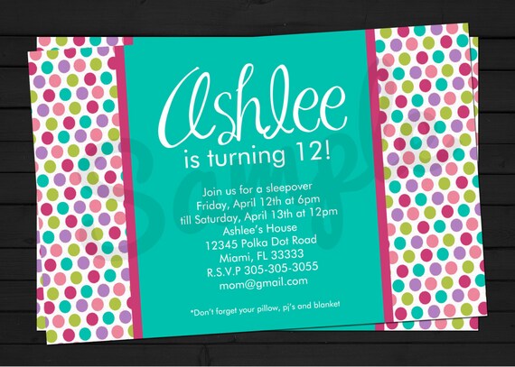Colorful First Birthday Invitation Boy or Girl Digital File YOU-PRINT Il_570xn