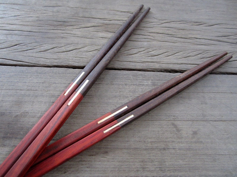 Wooden chopsticks unique & high quality 100% handmade design no.1