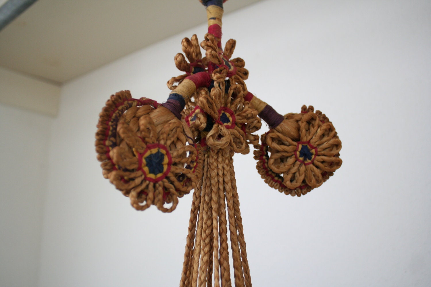 hanging floral Macrame planter