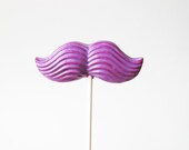 5 Mustache Lollipops: Grape Gentlemen Il_170x135