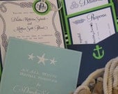 Nautical Tie the Knot Wedding Suite - Custom Printable