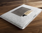 Non-Retina MacBook Pro 13" Alpha Case - Made in the USA - Handcrafted Organic Wool Felt and Italian Leather