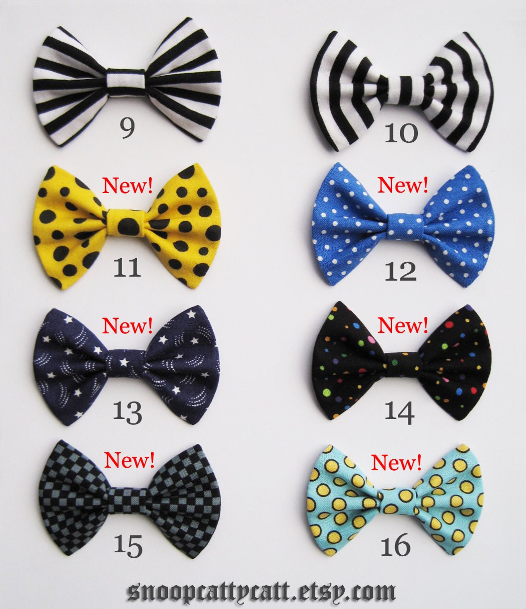 Cat Bow Tie - Choose Your Own (Cotton Prints)